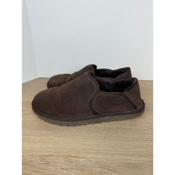 UGG Men's Kenton Size 7 Brown Slippers Slip On Casual Round Toe - Picture 3 of 8